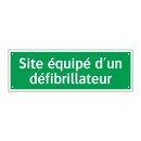 Site équipé d'un défibrillateur