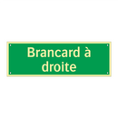 Brancard à droite