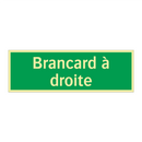 Brancard à droite