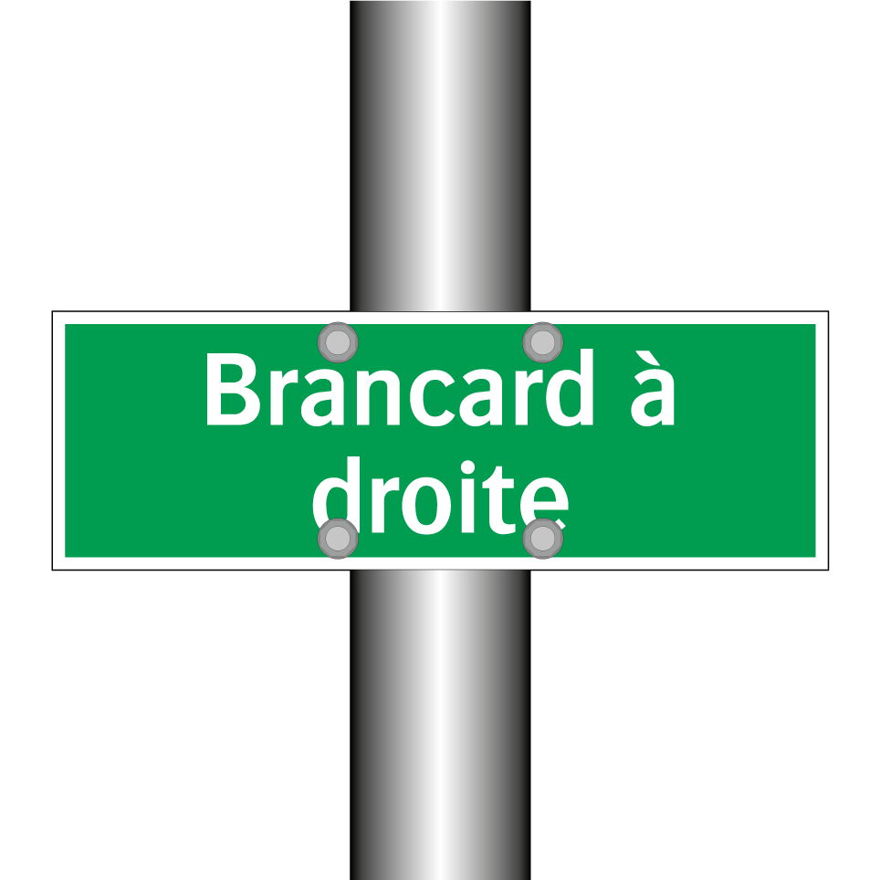 Brancard à droite