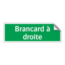 Brancard à droite