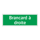 Brancard à droite