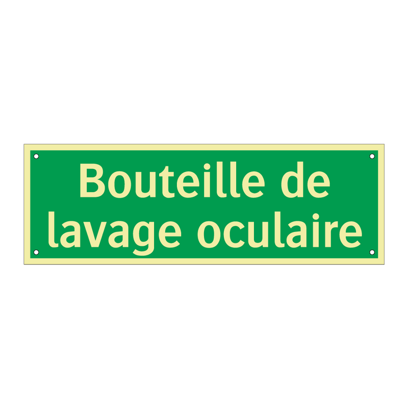 Bouteille de lavage oculaire