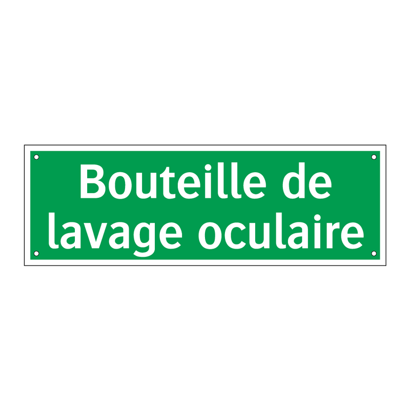 Bouteille de lavage oculaire