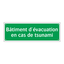 Bâtiment d'évacuation en cas de tsunami