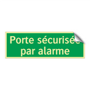 Porte sécurisée par alarme