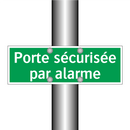 Porte sécurisée par alarme
