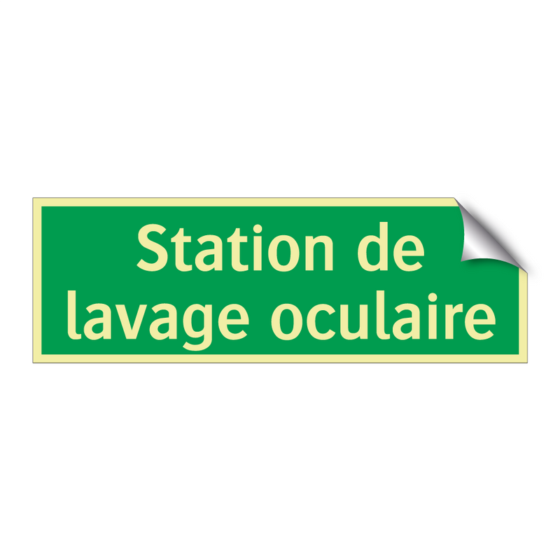 Station de lavage oculaire