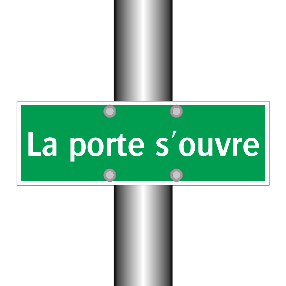 La porte s'ouvre