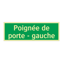 Poignée de porte - gauche