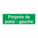 Poignée de porte - gauche