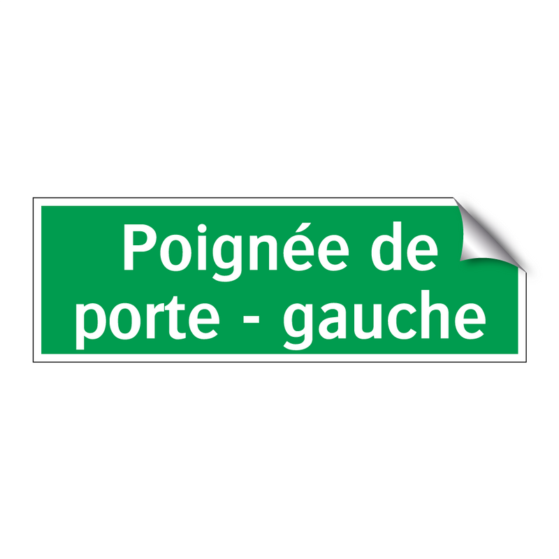 Poignée de porte - gauche