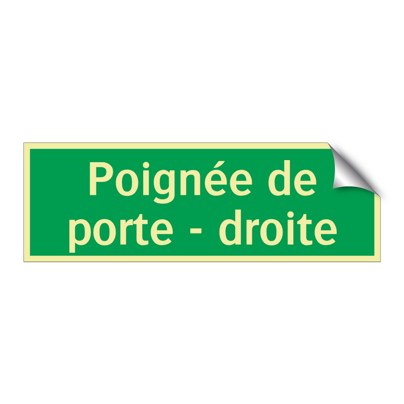 Poignée de porte - droite