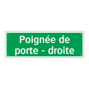 Poignée de porte - droite