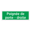Poignée de porte - droite