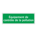 Équipement de contrôle de la pollution