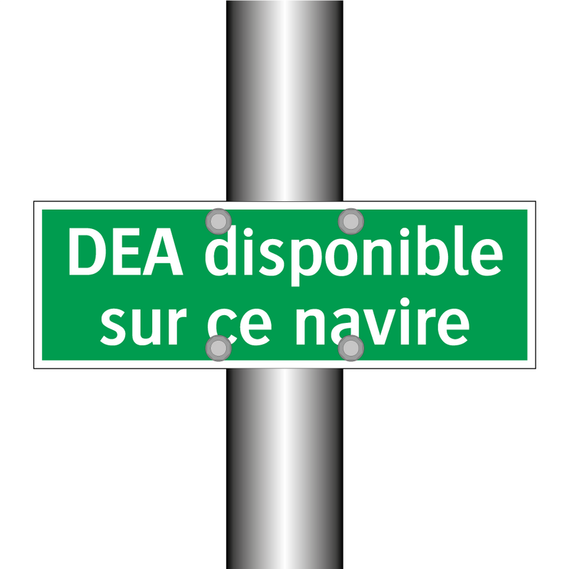DEA disponible sur ce navire