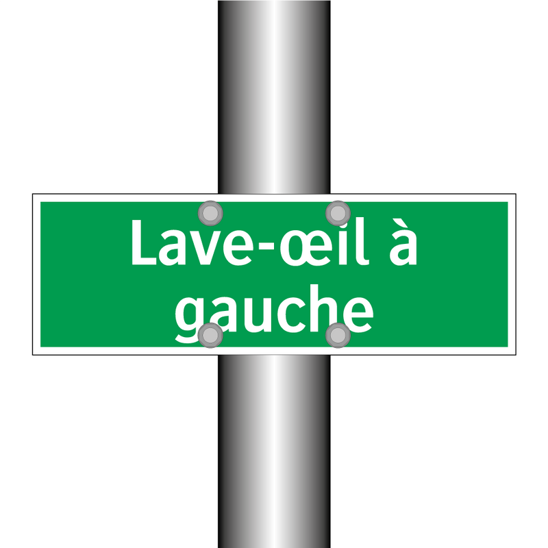 Lave-œil à gauche