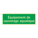 Équipement de sauvetage aquatique