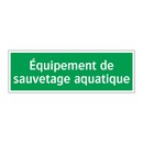 Équipement de sauvetage aquatique