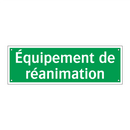 Équipement de réanimation