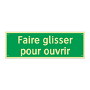 Faire glisser pour ouvrir