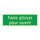 Faire glisser pour ouvrir