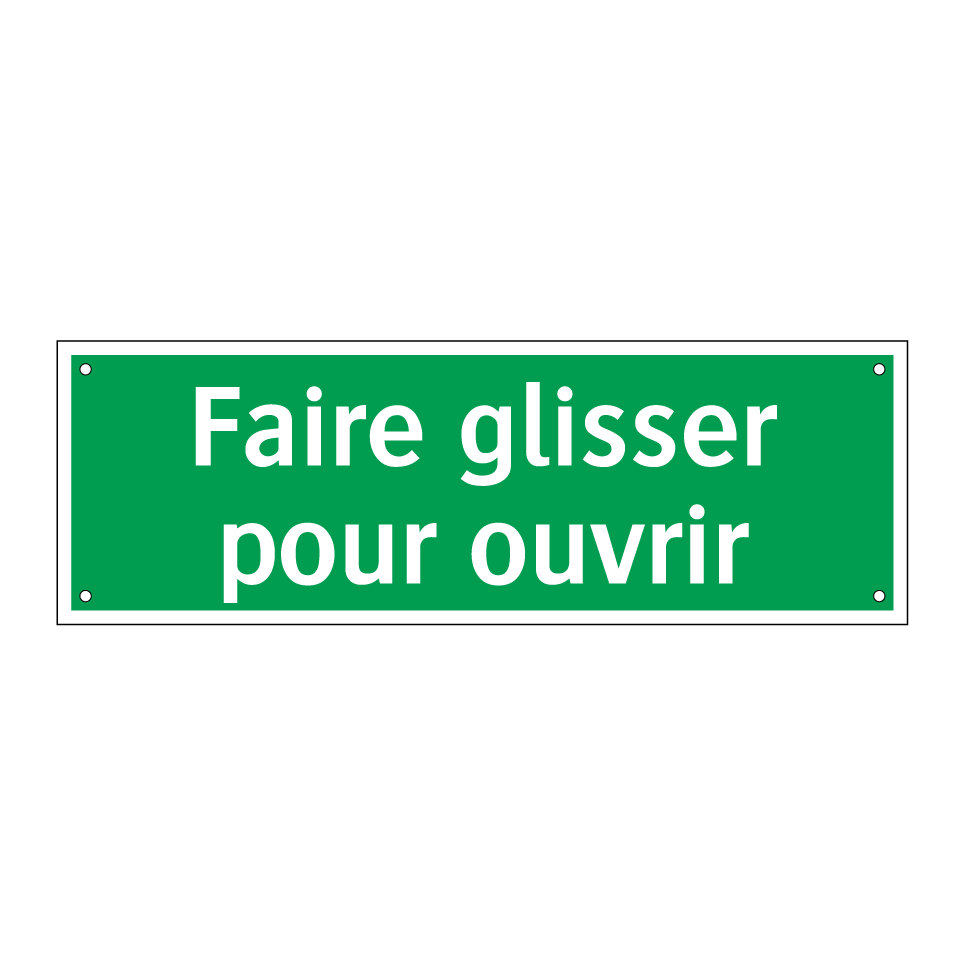 Faire glisser pour ouvrir