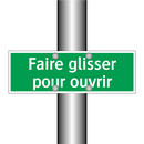 Faire glisser pour ouvrir