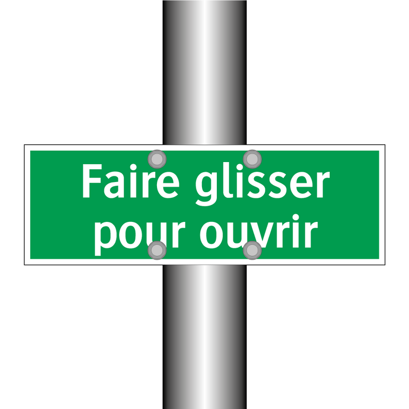Faire glisser pour ouvrir