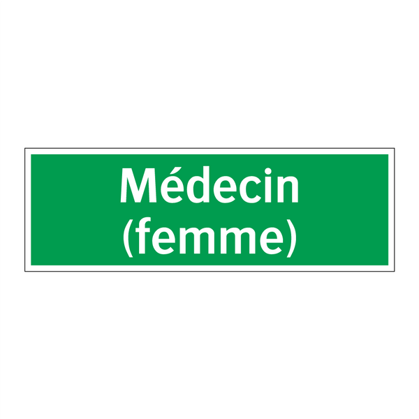 Médecin (femme)