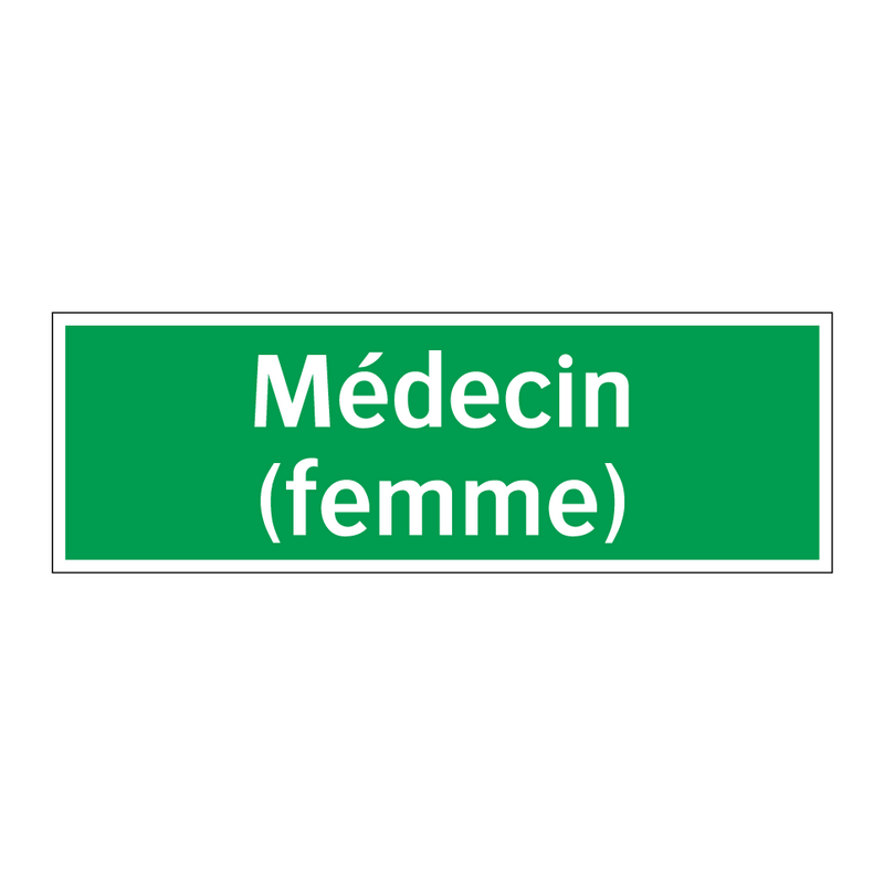 Médecin (femme)
