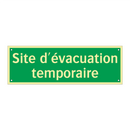 Site d'évacuation temporaire
