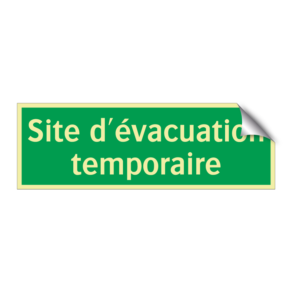 Site d'évacuation temporaire