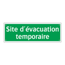 Site d'évacuation temporaire