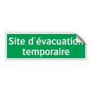 Site d'évacuation temporaire