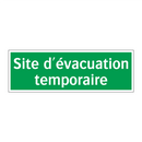 Site d'évacuation temporaire