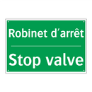 Robinet d'arrêt - Stop valve