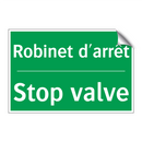 Robinet d'arrêt - Stop valve