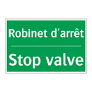 Robinet d'arrêt - Stop valve