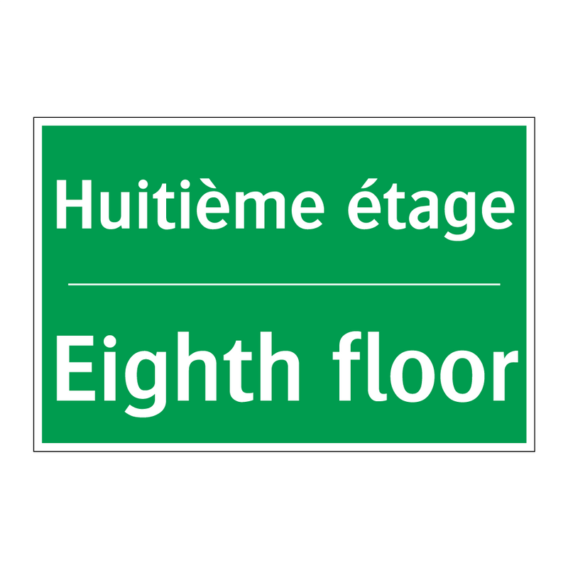 Huitième étage - Eighth floor