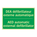 DEA défibrillateur externe automatique /.../ - AED automatic external defibrillator /.../