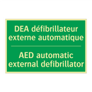 DEA défibrillateur externe automatique /.../ - AED automatic external defibrillator /.../