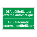 DEA défibrillateur externe automatique /.../ - AED automatic external defibrillator /.../