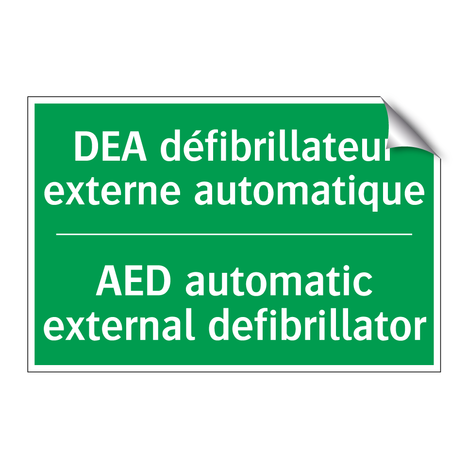 DEA défibrillateur externe automatique /.../ - AED automatic external defibrillator /.../