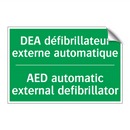 DEA défibrillateur externe automatique /.../ - AED automatic external defibrillator /.../
