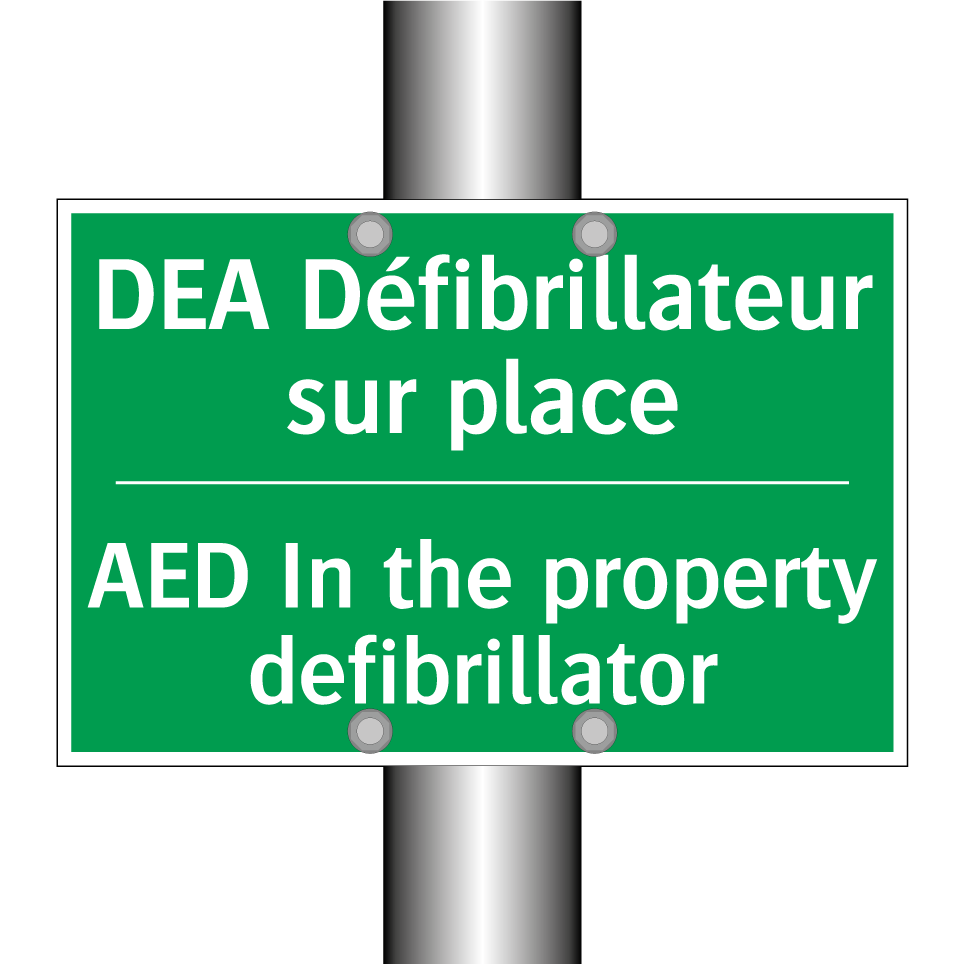 DEA Défibrillateur sur place - AED In the property defibrillator /.../