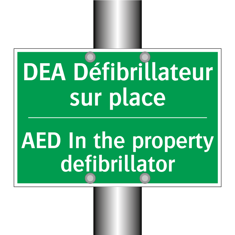 DEA Défibrillateur sur place - AED In the property defibrillator /.../