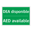 DEA disponible - AED available