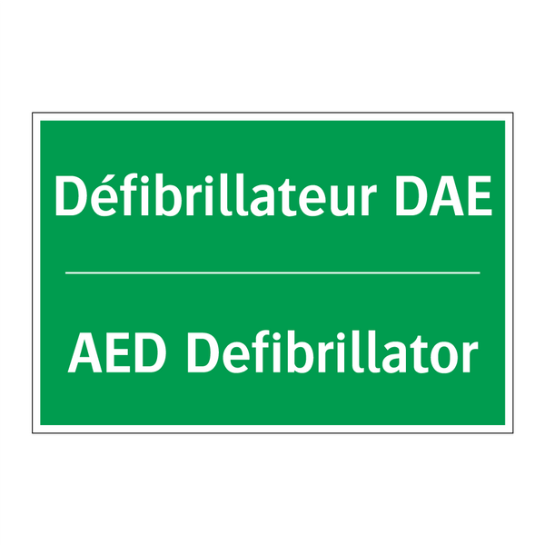 Défibrillateur DAE - AED Defibrillator